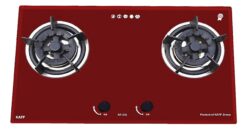 Bếp gas âm 2 vùng nấu Kaff KF-312 