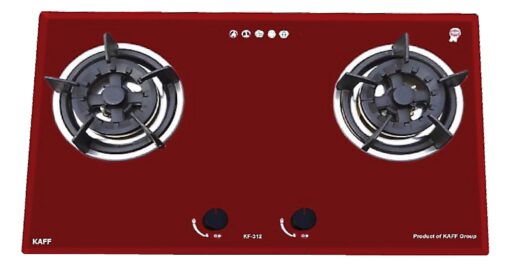 Bếp gas âm 2 vùng nấu Kaff KF-312 