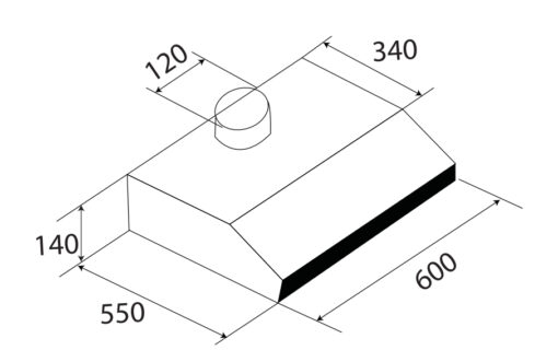 Máy hút mùi Kaff KF-638I 60cm