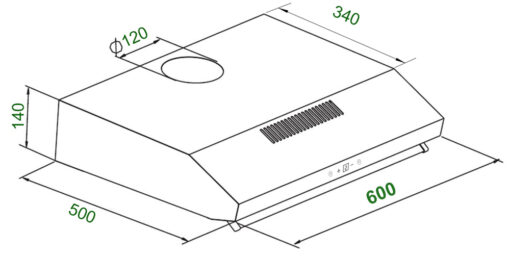 Máy hút mùi Kaff KF-688I 60cm