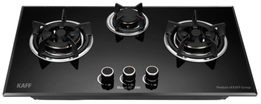 Bếp gas âm mặt kính Ceramic Kaff KF-690 3 vùng nấu