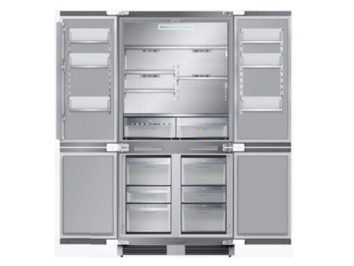 Tủ lạnh 4 cánh side by side âm toàn phần Kaff KF-BI540W Luxury 540 lít