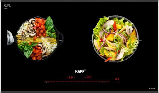 Bếp từ 2  vùng nấu Kaff KF-HID7348II 4000W