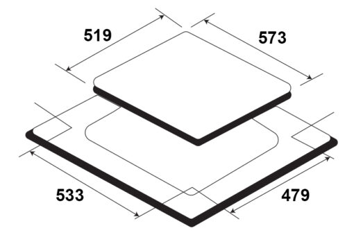 Bếp từ 4 vùng nấu Kaff KF-HIDE868I 7400W