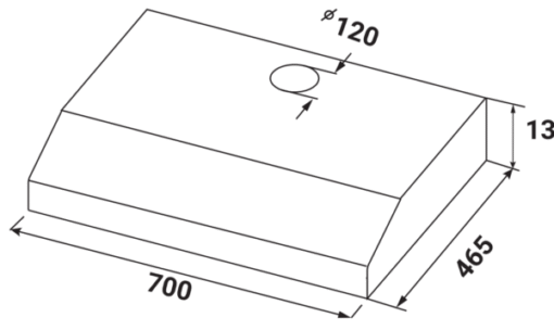 Máy hút mùi Kaff KF-S70HD 70cm