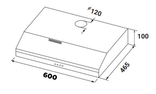 Máy hút mùi Kaff KF-SL60KB 60cm