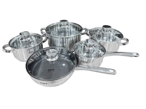 Bộ nồi chảo inox 5 món Kaff KF-ST005Fr