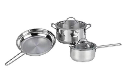 Bộ nồi cao cấp 3 món inox 304 Kaff KF-ST05304