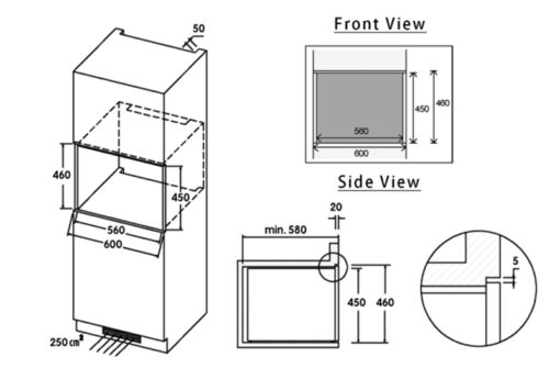 Lò hấp kết hợp nướng Kaff KF-ST56LXR 56 lít