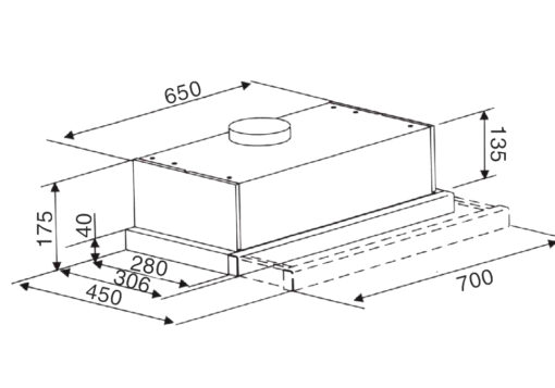 Máy hút mùi Kaff KF-TL7001W 70cm