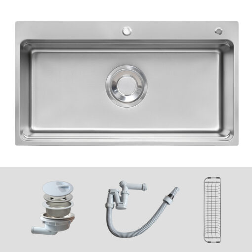 Chậu rửa inox Kluger 88cm KF8850FS Basic