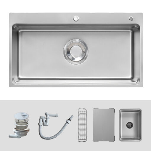 Chậu rửa inox Kluger 88cm KF8850FS Plus