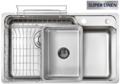 Chậu rửa inox Kluger 80cm KH8048SL Plus