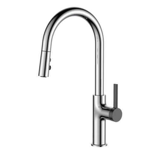 Vòi rửa Kluger dây rút nóng lạnh Chrome KLF0005C