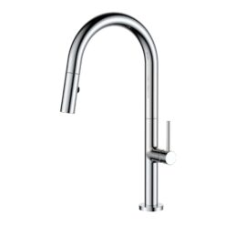 Vòi rửa Kluger dây rút nóng lạnh Chrome KLF0010C