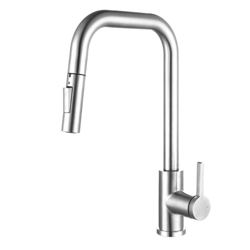 Vòi rửa Kluger dây rút nóng lạnh Chrome  KLF0011C