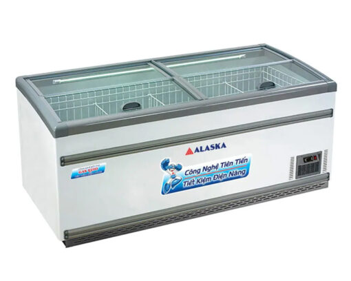 Tủ đông mặt kính phẳng 650 lít Alaska KT-650