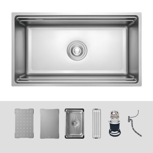 Chậu rửa inox Kluger 76cm KWU8161FS - S76 Plus