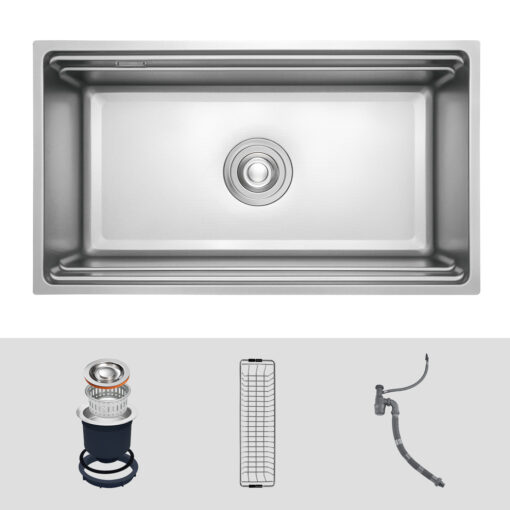 Chậu rửa inox Kluger 76cm KWU8161FS-S76