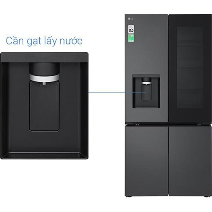 Tủ lạnh LG Inverter 576 lít Multi Door InstaView LFD58BLMAI