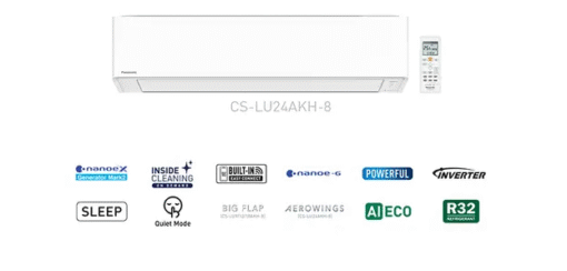 Điều hòa Panasonic Inverter 1 chiều 9000 BTU LU9AKH-8
