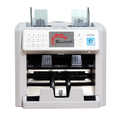 Máy đếm tiền Silicon MC-8PLUS 10kg 1000 tờ/phút check tiền giả bằng CIS