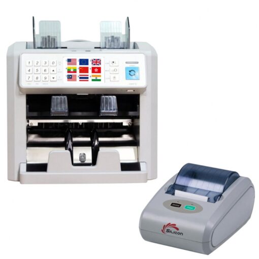 Máy đếm tiền Silicon MC-8PLUS (COMBO) 10kg 1000 tờ/phút check tiền giả bằng CIS