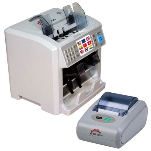 Máy đếm tiền Silicon MC-8PLUS (COMBO) 10kg 1000 tờ/phút check tiền giả bằng CIS