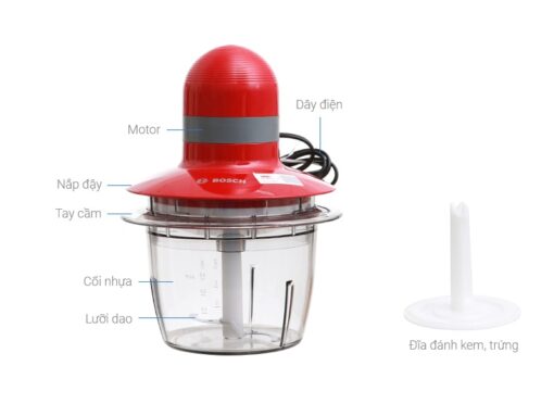 Máy xay thịt mini Bosch MMR08R2 400W