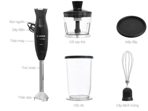 Máy xay cầm tay Bosch MSM2650B 600W