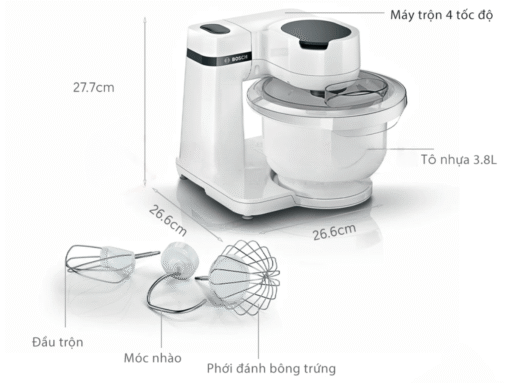 Máy xay trộn đa năng Bosch MUMS2AW00 Serie 2 700W
