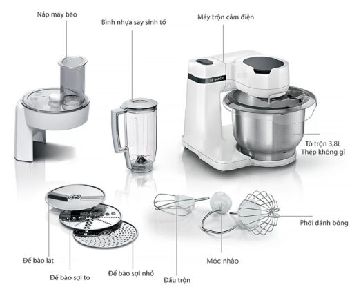 Máy trộn đa năng Bosch MUMS2EW20 Serie 2 700W