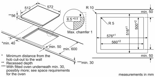 Bếp từ Bosch 4 Vùng nấu PXY601JW1E Serie 8