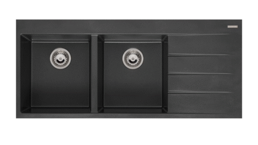 Chậu rửa 2 hố Reginox 116cm R33739 có bàn chờ