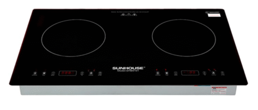 Bếp 2 vùng nấu điện từ Sunhouse SHB9101S 3600W