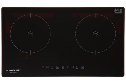 Bếp từ đôi lắp âm 2 vùng nấu Sunhouse SHB9111MT