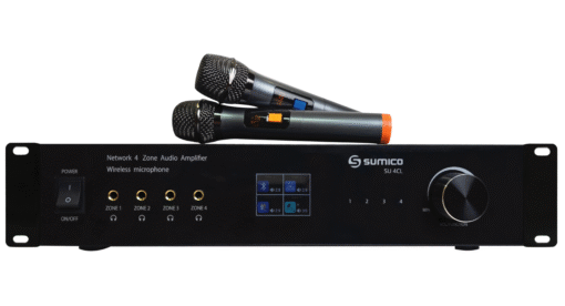 Amply đa vùng Sumico SU 4CL 50w/ch đa kết nối 2 micro kèm điều khiển