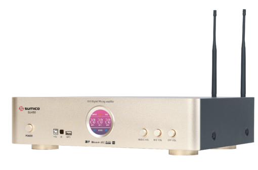 Amply Sumico SU450, 450W/CH, Bluetooth kèm điều khiển 2 micro