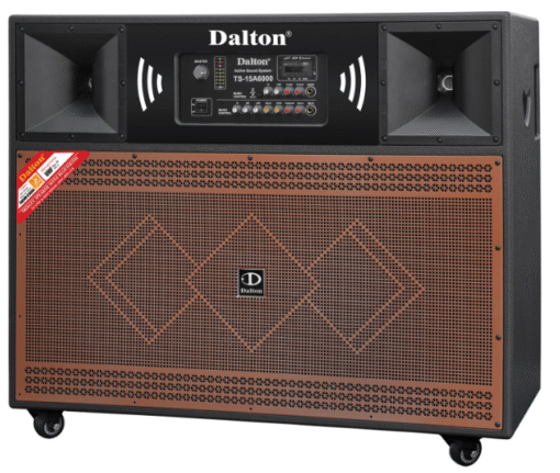 Loa Dalton TS-15A6000 2200W 58kg 2 bass 40cm kèm 2 micro