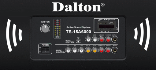 Loa Dalton TS-15A6000 2200W 58kg 2 bass 40cm kèm 2 micro