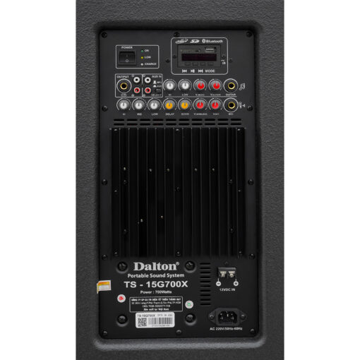 Loa Dalton TS-15G700X bass 40cm pin 6h 35kg 700W kèm 2 micro
