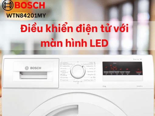 Máy sấy quần áo Bosch 8kg WTN84201MY Serie 4