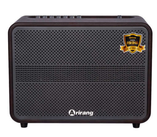 Loa Arirang AM3 Brown bass 20cm 7.5kg 100W Bluetooth 5.0 kèm 2 Mic