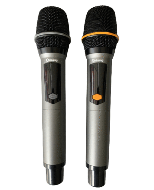 Loa Arirang AM3 Brown bass 20cm 7.5kg 100W Bluetooth 5.0 kèm 2 Mic