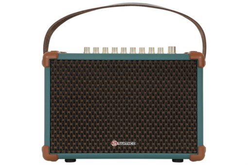 Loa karaoke xách tay Sumico 100W 2 micro kèm điều khiển BELLA 42 Blue