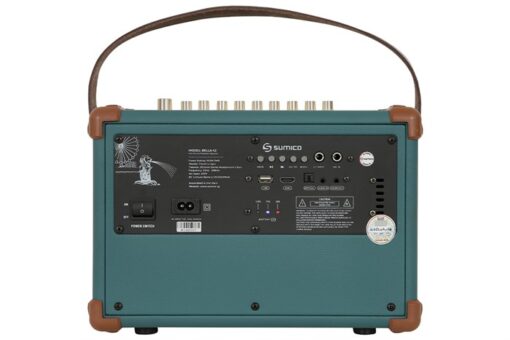 Loa karaoke xách tay Sumico 100W 2 micro kèm điều khiển BELLA 42 Blue