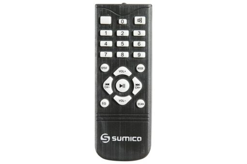Loa karaoke xách tay Sumico 100W 2 micro kèm điều khiển BELLA 42 Blue