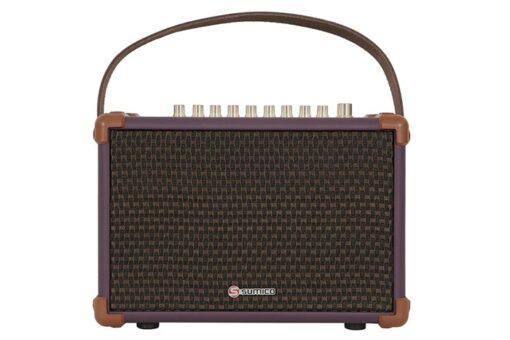 Loa karaoke xách tay Sumico 100W 2 micro kèm điều khiển BELLA 42 Purple