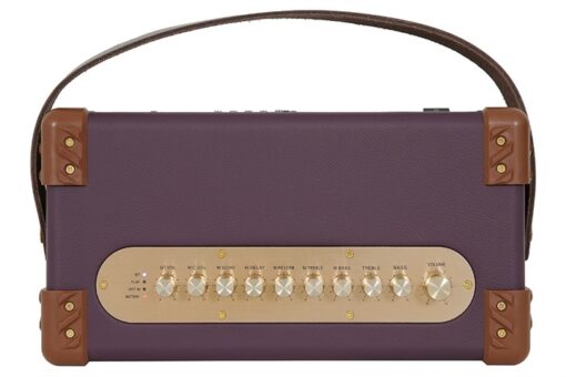 Loa karaoke xách tay Sumico 100W 2 micro kèm điều khiển BELLA 42 Purple
