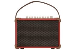 Loa karaoke xách tay Sumico 100W 2 micro kèm điều khiển BELLA 42 Red